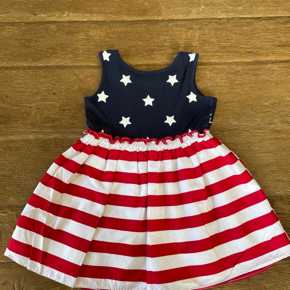 Stars and stripes navy,  red and white dress, Sz 18-24mos - Picture 4 of 4